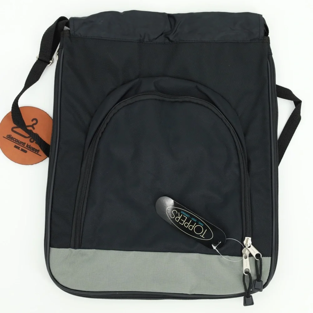 Toppers Unisex Expandable Shoulder Sport‎ Pack with Pouch, Silver/Black